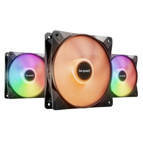 Be Quiet! (BL121) Light Wings LX 12cm PWM ARGB Case Fans (3 Pack), Rifle Bearing, Impeller w/ 16 LEDs, Daisy-Chain, Up to 1600 RPM, Black Be Quiet! (BL121) Light Wings LX 12cm PWM ARGB Case Fans (3 Pack), Rifle Bearing, Impeller w/ 16 LEDs, Daisy-Chain, Up to 1600 RPM, Black